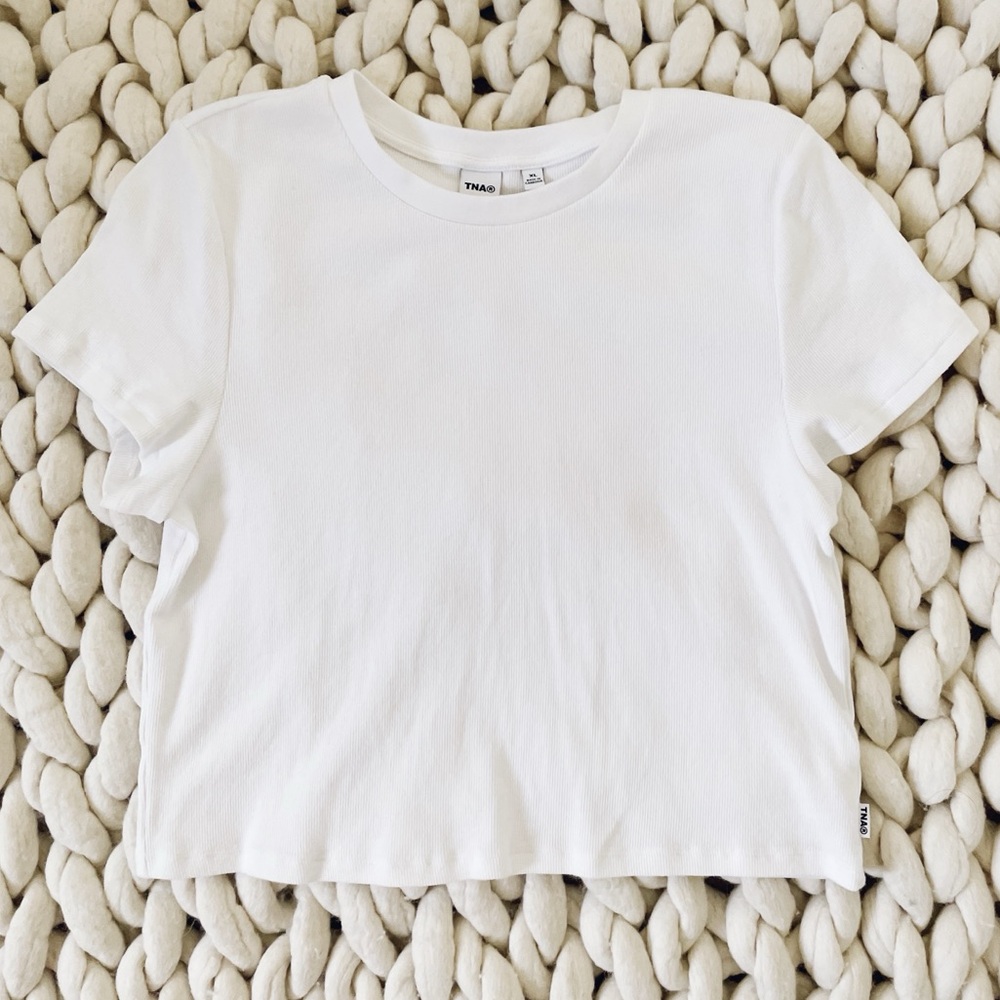 Aritzia Tna HomeStretch Crew Waist T-Shirt
